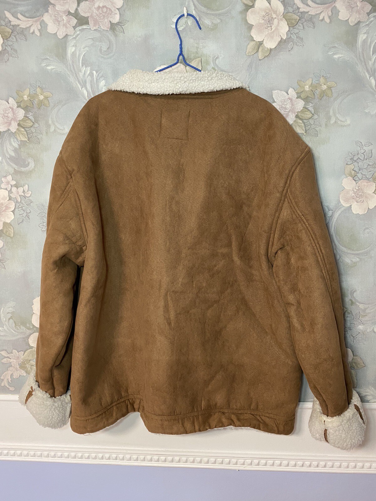 Atlas For Men Sherpa Aviator Lined Winter Autumn Jacket Brown Size XXXL image 3