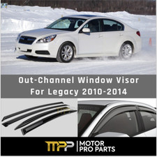 Fits Subaru Legacy 2010-2014 Out Channel Rain Sun Guards Window Visors Side Vent