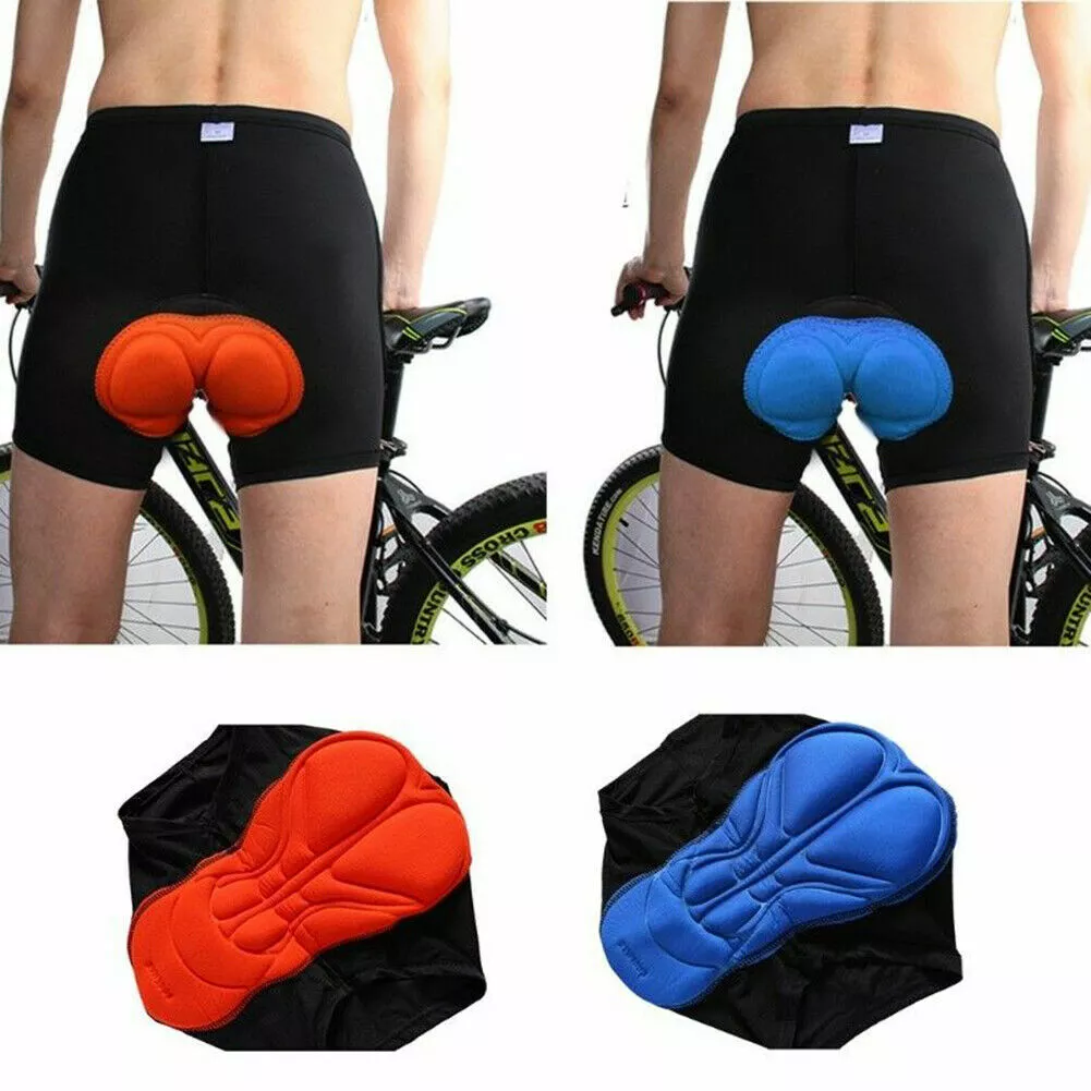 Men Women Cycling Shorts Bicycle Bike Underwear Pants With Gel 3D Padded US  FAST