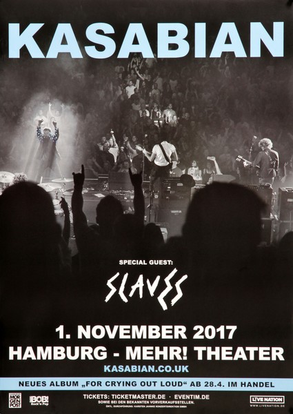 Kasabian - For Crying Out Loud, Hamburg 2017 | Konzertplakat | Poster-image