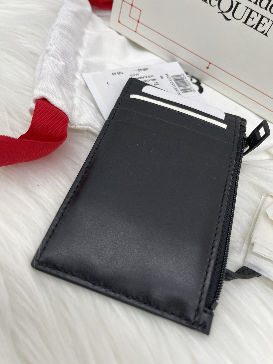 AUTH NWT Alexander McQueen Graffiti Business Zip Leather AUTH NWT Alexander McQueen Graffiti Business Zip Leather