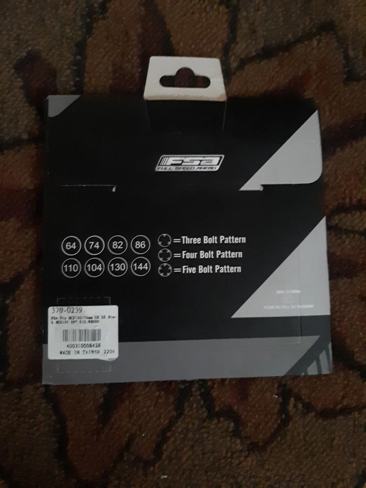 Full Speed Ahead Road Triple Chainring Full Pro Aluminum 370-0239 - Image 2 of 4