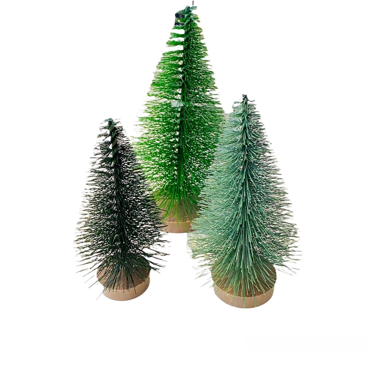 IKEA Vinter 2021 Collection Christmas Sisal Trees Village Decoration Set of 3