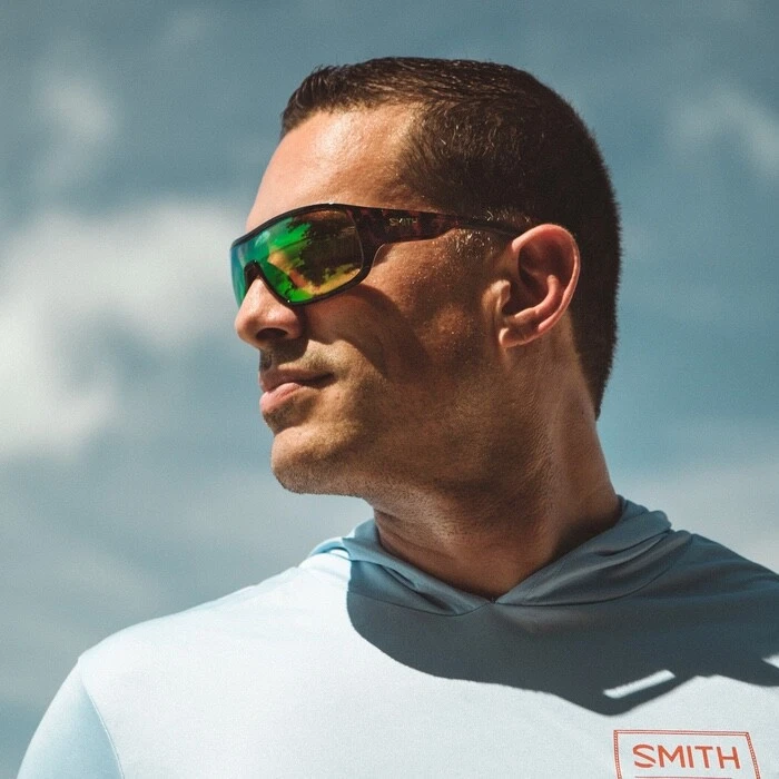 Gafas de sol Smith Optics Spinner marco verde con lente tortuga - Elegante Eye Pro Foto 4 de 4