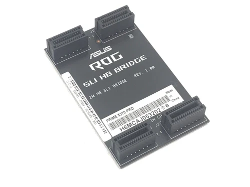 ASUS ROG 2M HB 2-Way Nvidia SLI Bridge Rev 1.00 Genuine OEM Part 60mm 2 Slot