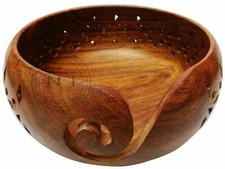 Handmade Wooden Yarn Bowl Extra Large Wooden Yarn Bowl with Elegant bowl
