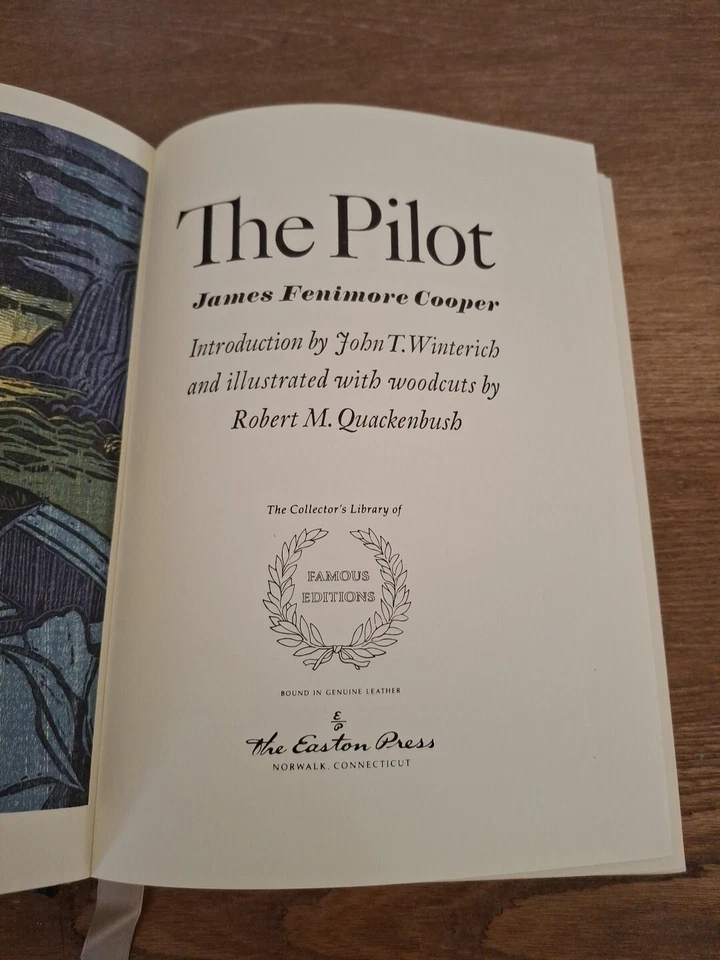 VTG 1968 Easton Press Famous Editions The Pilot by James Fenimore Cooper Foto 4 de 4