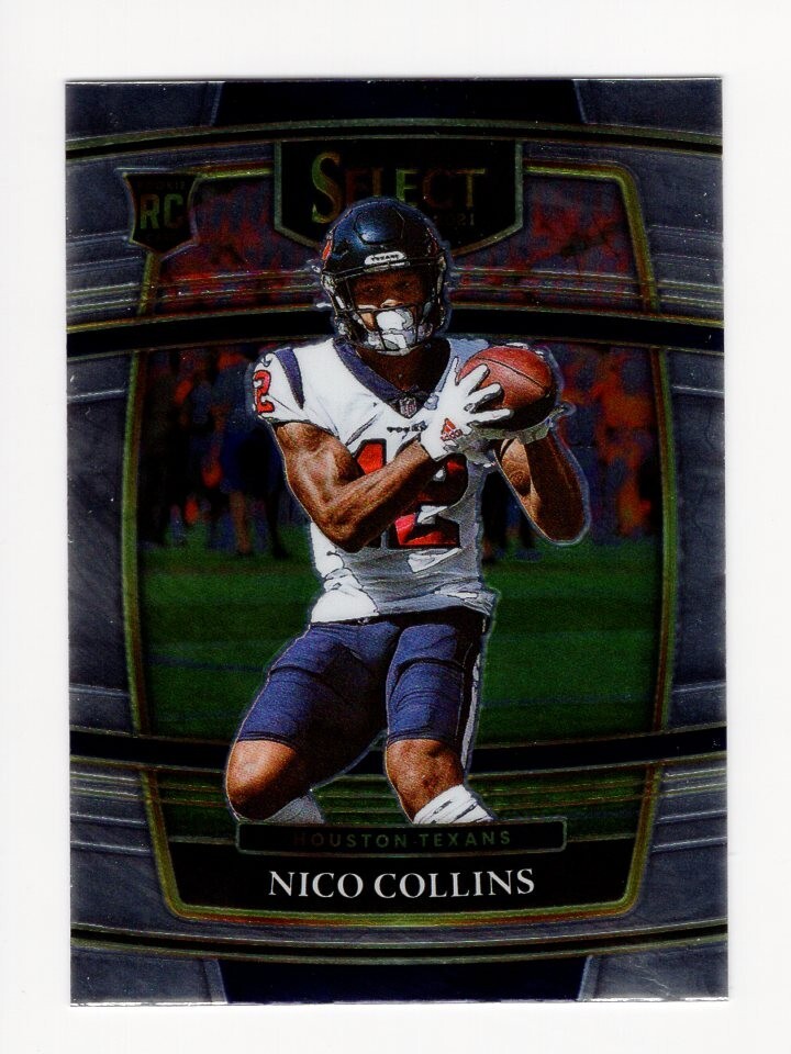 2021 Panini Select Football Nico Collins Rookie Concourse
