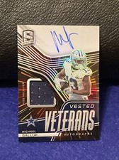 2022 SPECTRA MICHAEL GALLUP VESTED VETERANS AUTOGRAPH AUTO PATCH SP#/25 COWBOYS