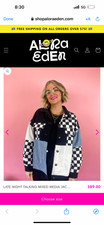Late Night Talking Mixed Media Jacket Alora Eden