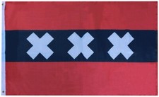 3'X5' Flag Banner Holland the Netherlands Amsterdam City Brass grommets 90*150cm
