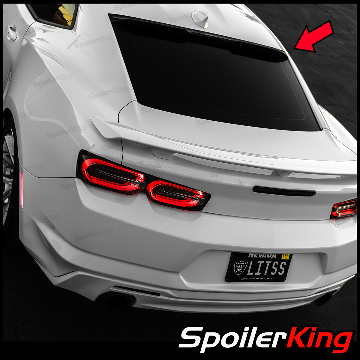 SpoilerKing #380RC Rear Window Roof Spoiler (Fits: Chevy Camaro 2010 ...