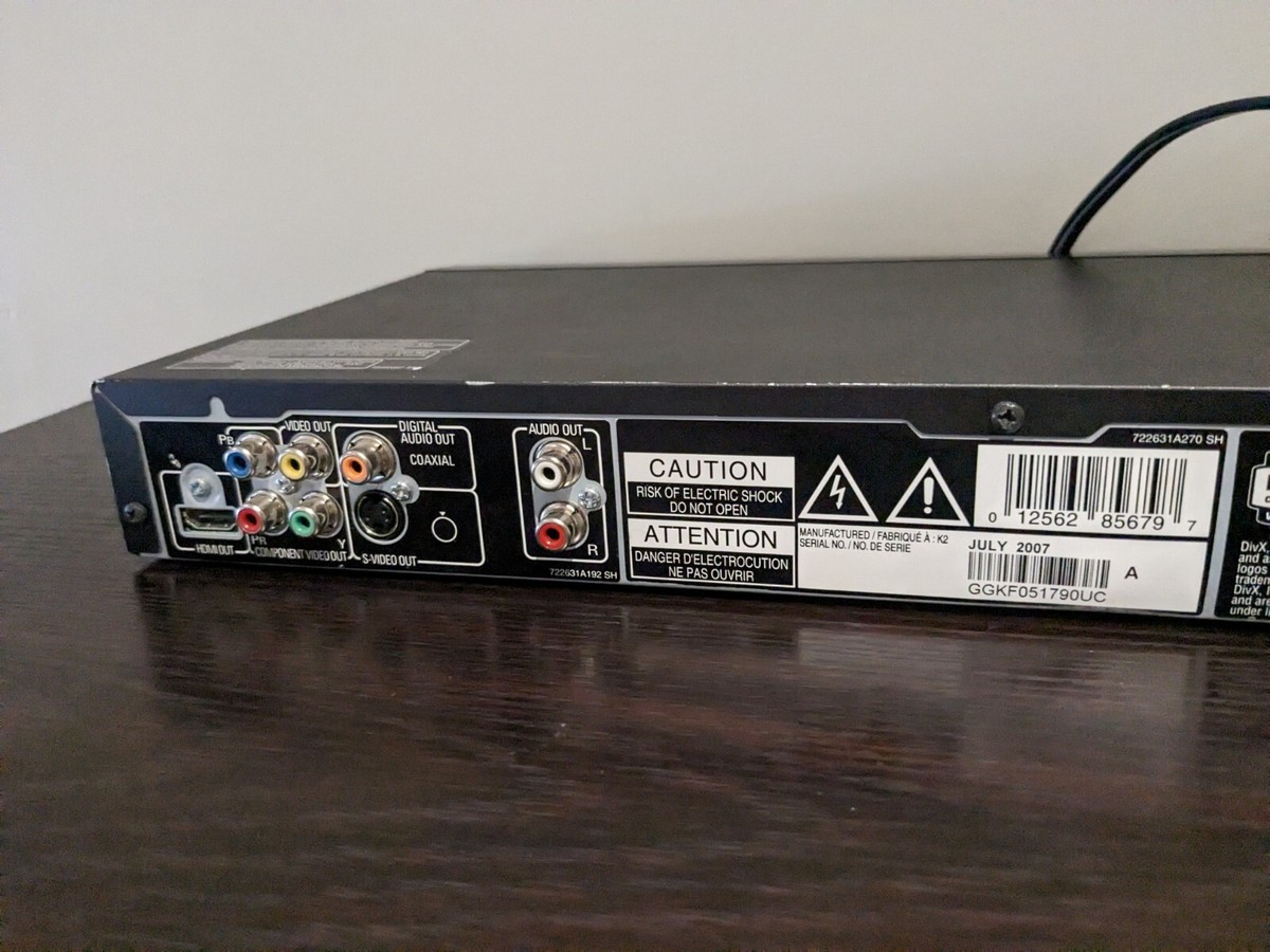 Pioneer DV-400V-K DVD Player DV400VK HDMI Tested DIVX Dolby Pioneer DV-400V-K DVD Player DV400VK HDMI Tested DIVX Dolby
