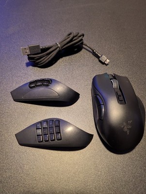 Razer Naga Pro Wireless RGB MMO Mouse USB Bluetooth Modular Side Buttons