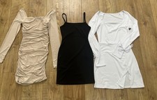 Dress Bundle X 3 Size 8 Pink Vanilla pLt Shein - 1 Unworn