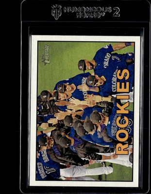 2016 Topps Heritage #367 Colorado Rockies