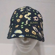 Alaska Shirt Company Youth Baseball Cap Adjustable Hat Animal Tracks Travel Blac