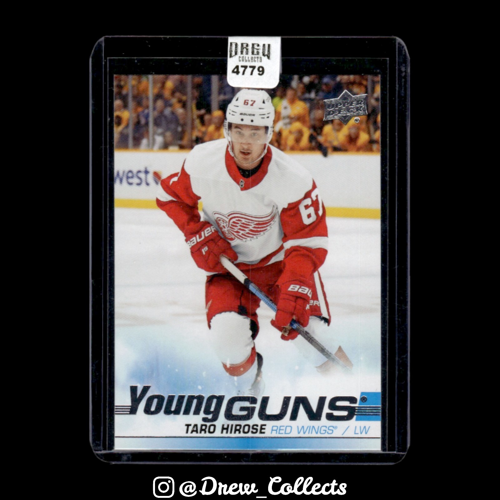 2019-20 Upper Deck #215 Taro Hirose Detroit Red Wings Young Guns