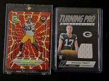 Jordan Love, Michael Pratt #'d & Memorabilia~ 24~25  Elite -  #73 Shimmer /999