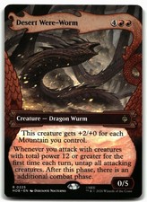 Desert Were Worm Showcase MTG R 225 The Hobbit HOB NM