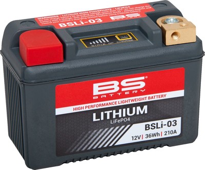 BATTERIE LITHIUM BS Battery BSLI-03 TRIUMPH STREET TRIPLE 675 2008