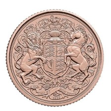 2022   Charles III  Full Gold Memorial Sovereign
