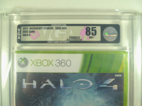 VGA 85 NM+ Halo 4 Sealed Xbox 360 not WATA 1st print 2012 graded game Silver New