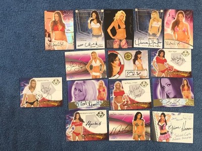 15  Autographed,  BW,  Cards, B Lashell, N Bennett, L. Ligon, Y Taylor, J Hammer