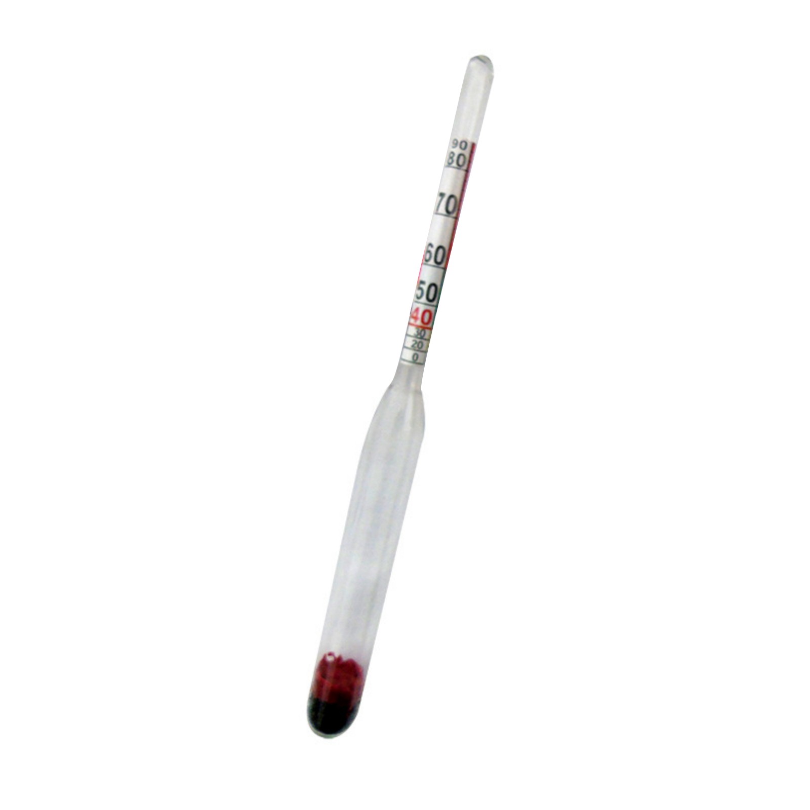 0-96% Alcohol Measuring Device Hydrometer for Wine Cider Kombucha Mead Brewing