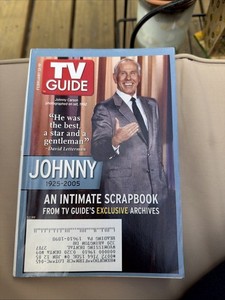 TV GUIDES from February 13-19, 2005 Johnny Carson Scrapbook