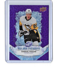 2022-23 UD Ice Samuel Poulin Sub Zero Insert Rookie Card 805/999 SZ-PL. rookie card picture