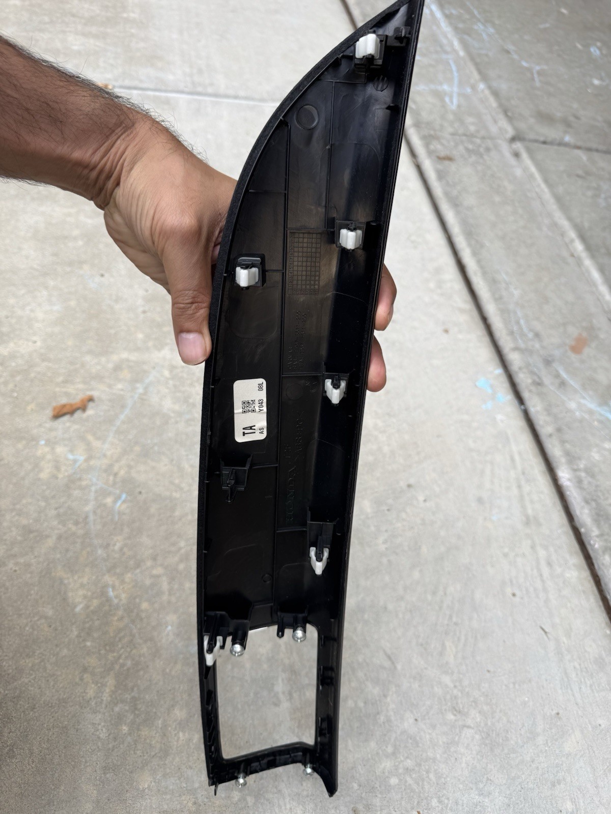 2013-15 Honda Accord Dark Wood Grain Dash Dashboard Vent Trim