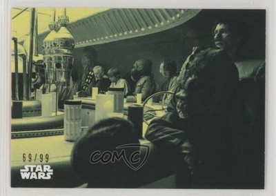 2018 Topps Star Wars Black and White Green 69/99 Served by Wuher #45 1j8