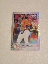 2022 Topps Chrome Yordan Alvarez Logofractor Refractor Card #32 Astros