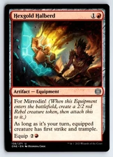 Hexgold Halberd - Phyrexia: All Will Be One