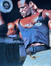 CHRIS CORMIER SIGNED 11x14 PHOTO THE REAL DEAL IFBB HALL OF FAME RACC TRUSTED C