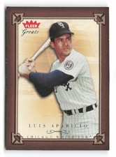 2004 Fleer Greats of the Game #86 Luis Aparicio Chicago White Sox