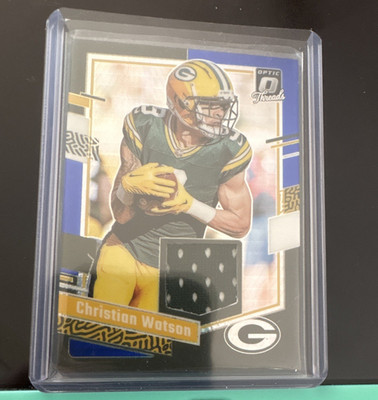 Panini 2023 Donruss Optic Christian Watson Packers Donruss Threads #DT-CW