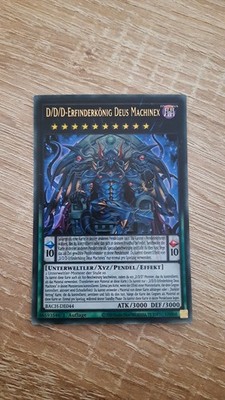 D/D/D-Erfinderkönig Deus Machinex| BACH-DE044 |Ultra Rare| Near Mint| Deutsch