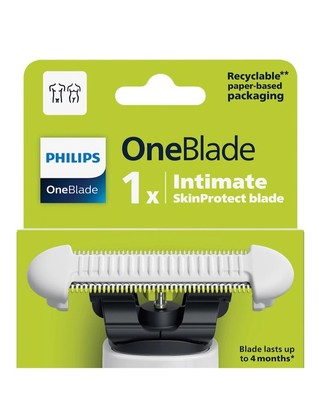 Philips OneBlade Intimate Blade SkinProtect Blade  Für Intim Rasur Köper Neu OVP