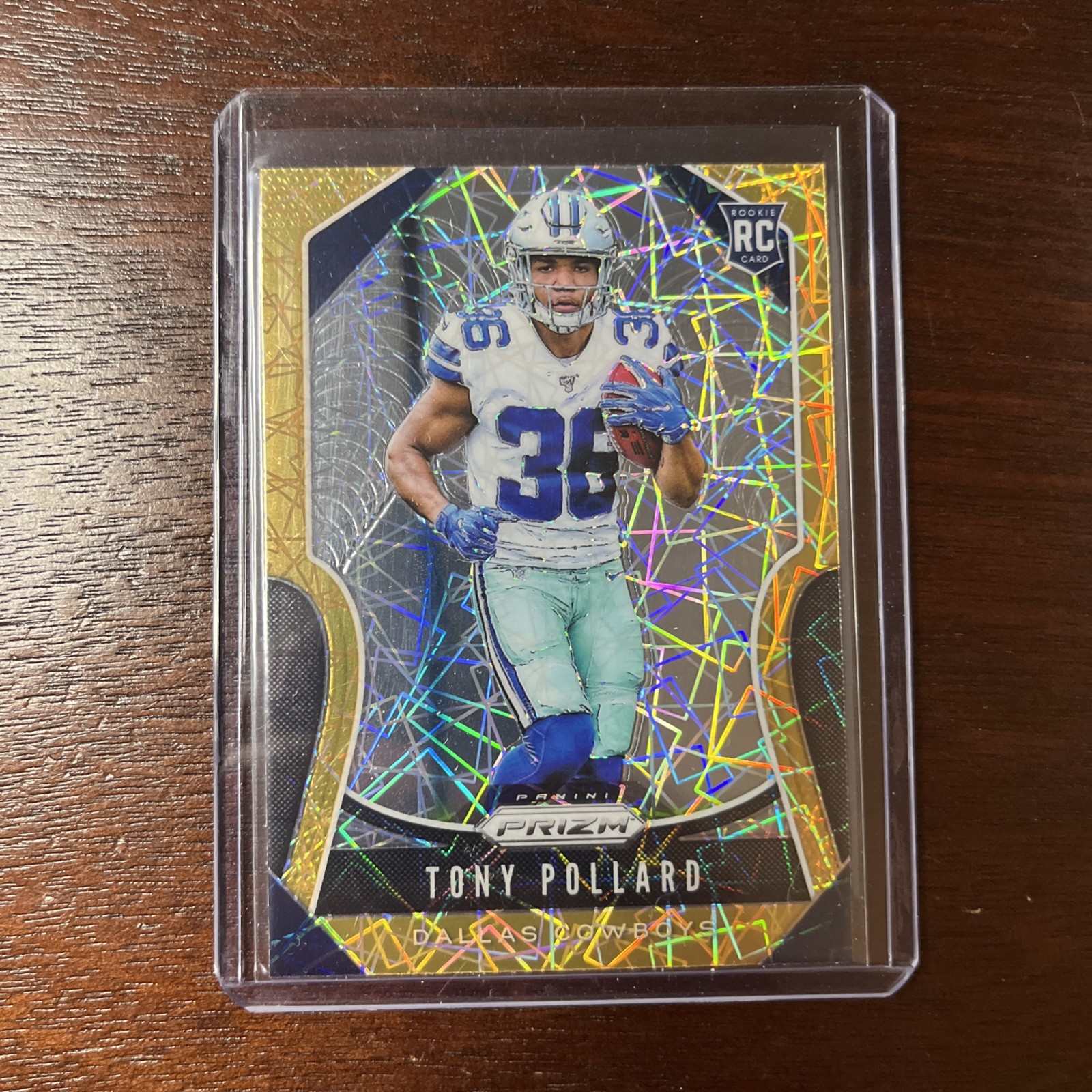 2019 Panini Prizm - Rookies Tony Pollard #339 Lazer Prizm (RC)