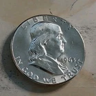 1963-P BU Franklin Half Dollar 90% Silver - Free Shipping! #3