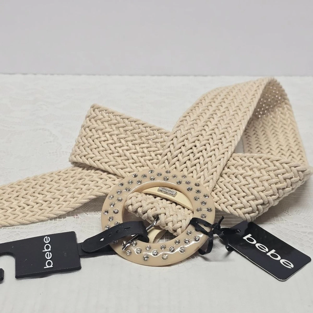 BEBE Oversized Belt bebe Wide Belts for Women for sale | eBay main image 4