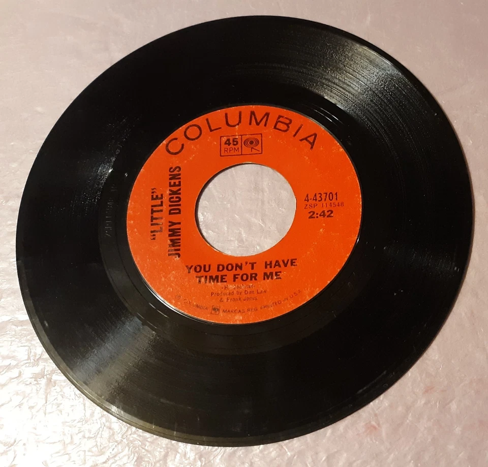 Jimmy Dickens Who Licked The Red Off Your Candy/You Don't Have Time For Me 45rpm - Image 2 of 2