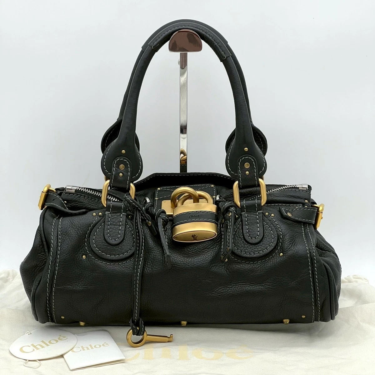 Chloé Paddington Leather Exterior Tote Bags & Handbags for Women
