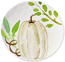 Autumn White Pumpkin Salad Plate