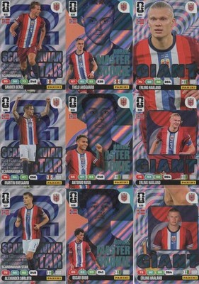 Panini Fifa World CUP 2026 Nordic Giant/Rookie/Scandinavian Star Haaland etc.