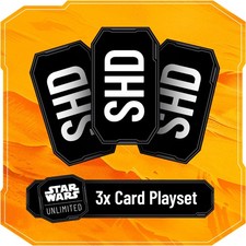 Star Wars Unlimited SHD Shadows of the Galaxy 3x Playset SWU - Choose Your Card