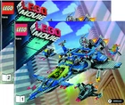 Lego Instructions ONLY The Lego Movie, Benny's Spaceship 70816 Ins. 8
