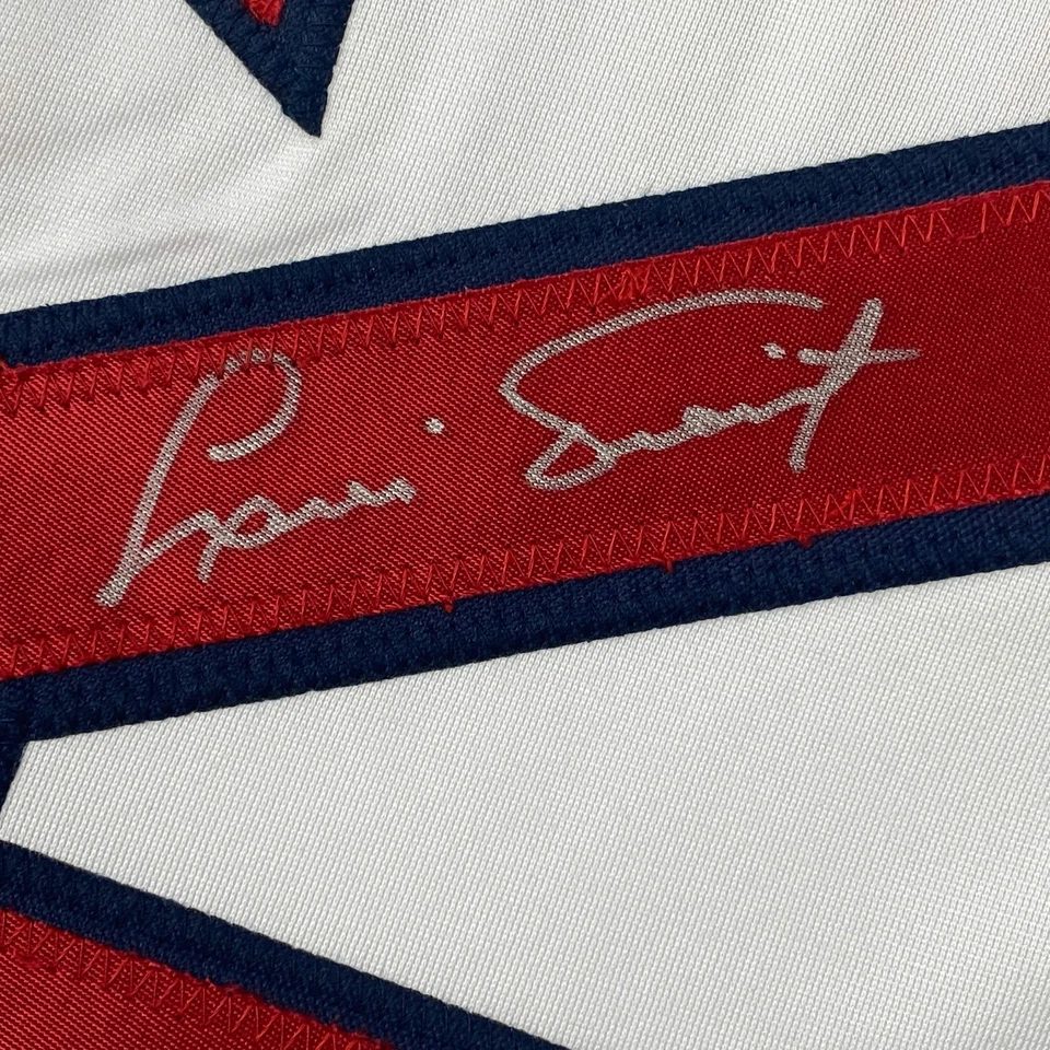 Autographed/Signed Luis Tiant Boston Red Sox White Baseball Jersey JSA COA - Image 3 of 4